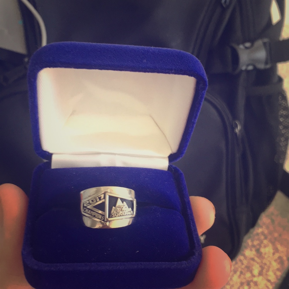 The 2017 Summit cheerleading ring!
